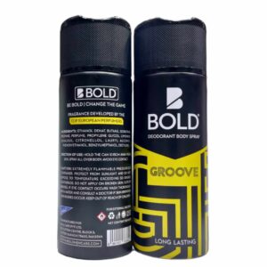 BOLD DEODORANT BODY SPRAY GROOVE LONG LASTING 150ML