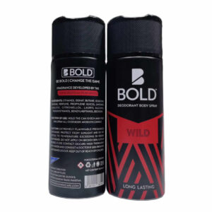 BOLD DEODORANT BODY SPRAY WILD LONG LASTING 150ML