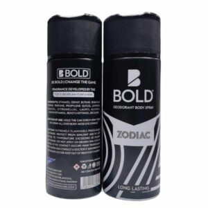 BOLD DEODORANT BODY SPRAY ZODIAC LONG LASTING 150ML