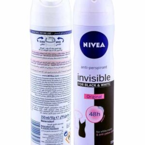 NIVEA ANTI-PERSPIRANT INVISIBLE FOR BLACK & WHITE ORIGINAL 150ML