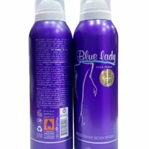 RASASI BLUE LADY DEODORANT BODY SPRAY POUR FEMME 200ML