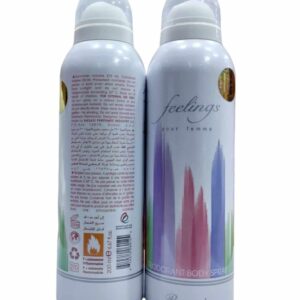 RASASI FEELINGS DEODORANT BODY SPRAY POUR FEMME 200ML