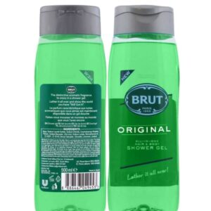 BRUT ORIGINAL ALL IN ONE HAIR & BODY SHOWER GEL 500ML