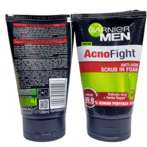 GARNIER MEN ACNO FIGHT ANTI-ACNE SCRUB IN FOAM 99.9% FW 100ML