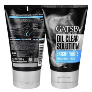 GATSBY MEN OIL CLEAR SOLUTION BRIGHT WHITE YAM BEAN+LEMON FW 100G