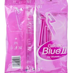 GILLETTE BLUE 2 FOR WOMEN RAZOR 5s (POUCH)