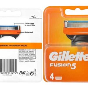 GILLETTE FUSION 5 PROGLIDE CARTRIDGES 4s PACK