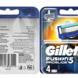 GILLETTE FUSION 5 PROGLIDE CARTRIDGES 4s PACK