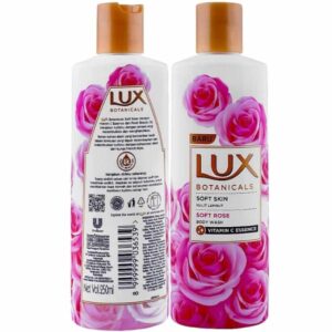 LUX BOTANICALS SOFT SKIN SOFT ROSE BODY WASH VITAMIN C ESSENCE 250ML