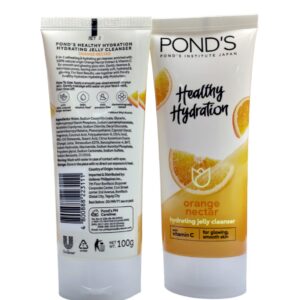 PONDS HEALTHY HYDRATION ORANGE NECTAR HYDRATING JELLY CLEANSER 100G