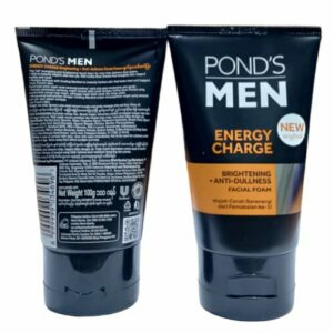 PONDS MEN ENERGY CHARGE BRIGHTENING+ANTI-DULLNESS FACIAL FOAM FW 100G