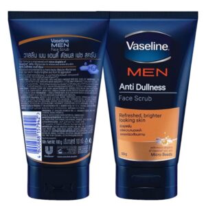 VASELINE MEN ANTI DULLNESS FACE SCRUB 100G (REFRESHED,BRIGHTER LOOKING SKIN)